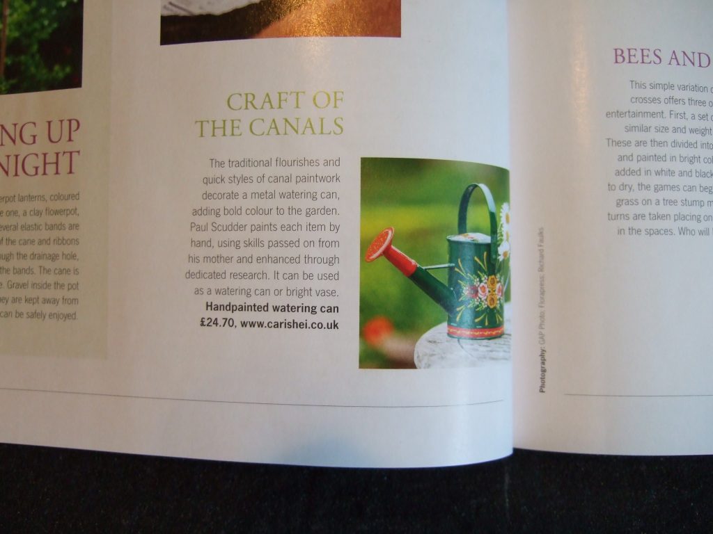 "Craft of the Canals" Magazine Feature